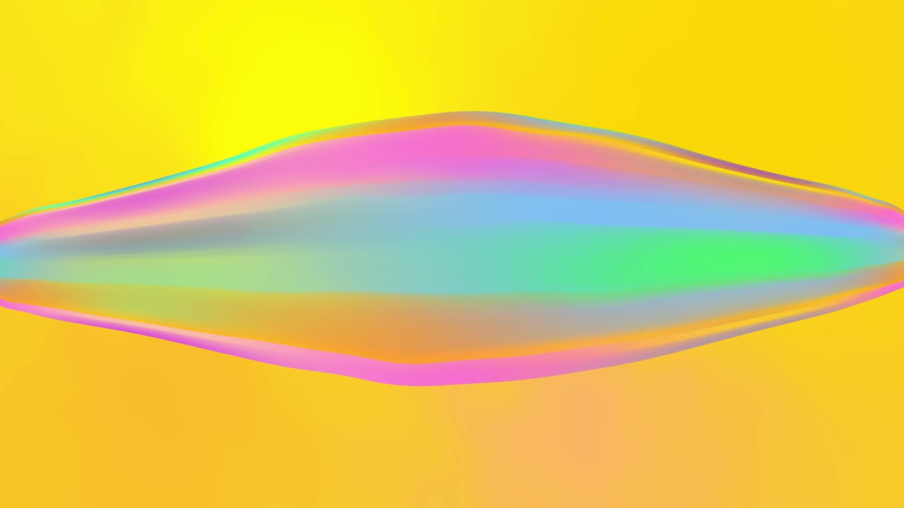 burbujas de jabón ovaladas de colores arco iris gráficos de movimiento