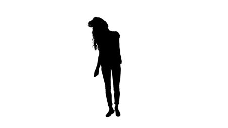 Silhouette-of-woman-dancing-and-moving