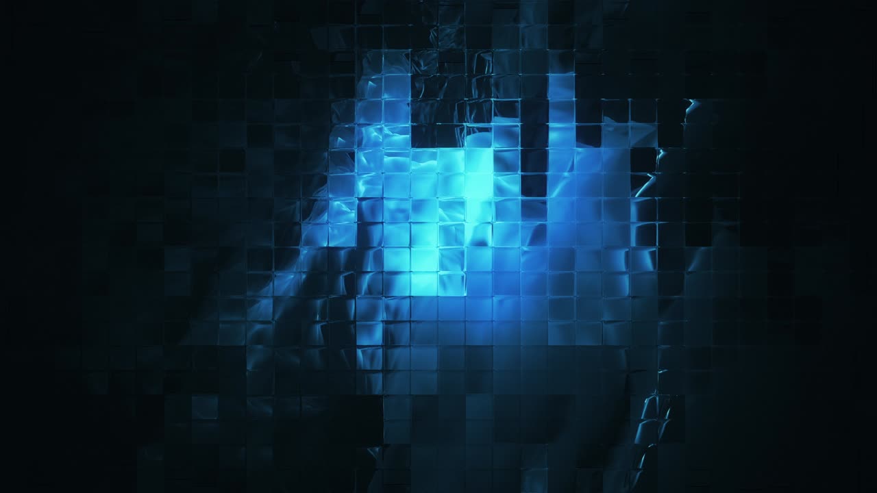 suelo de horneado de bucle abstracto fluido con vidrios de ventana azulejados