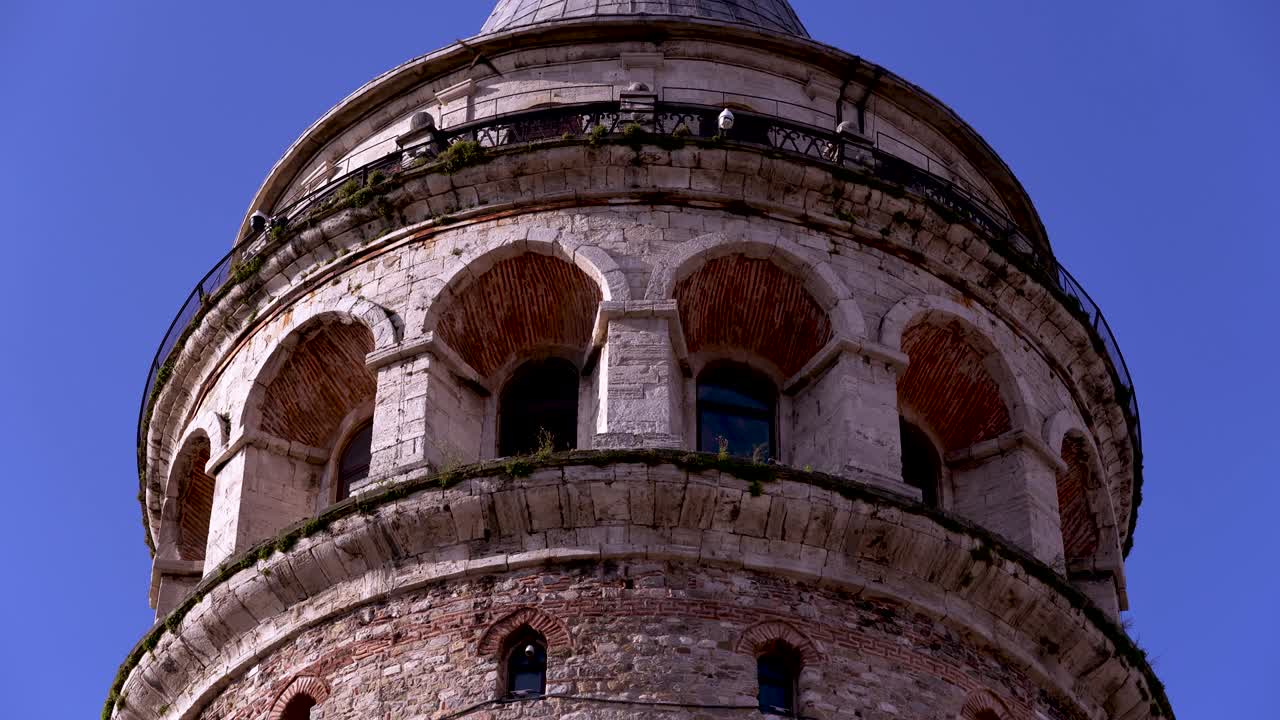 la torre de galata desde estambul, turquía.