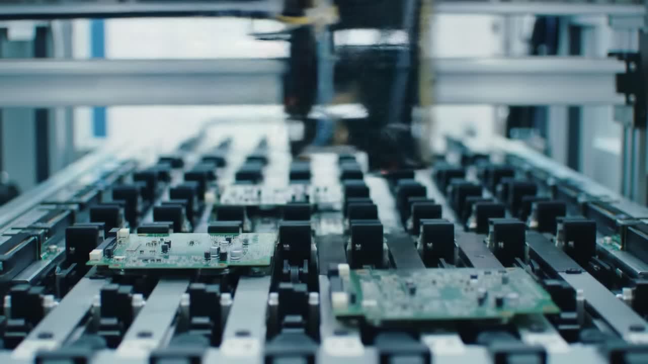 Automated Circuit Board Assembly Line