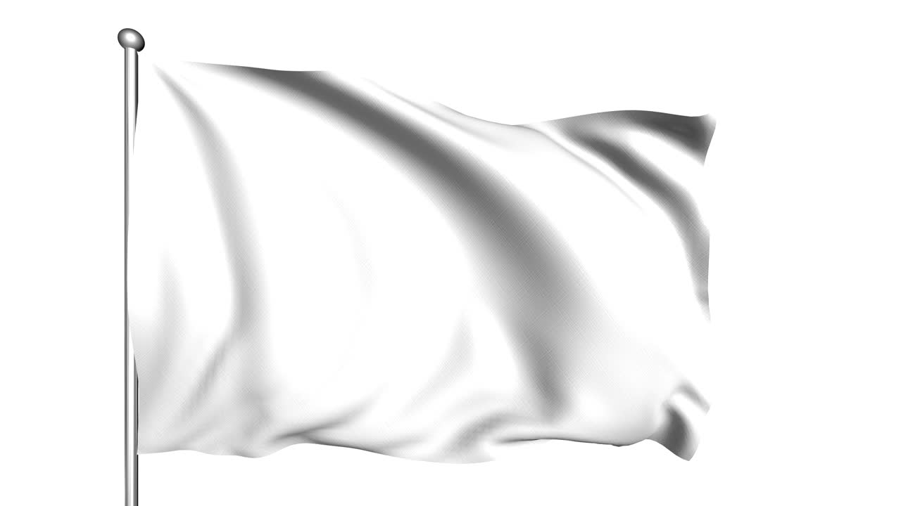 bandera blanca (en bucle, canal alfa)