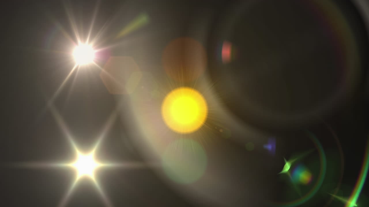 animación de la luz que se mueve sobre un fondo negro