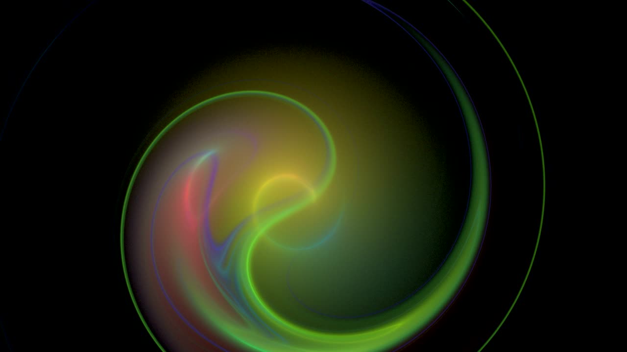 animación digital de una forma fractal en bucle