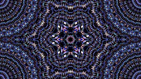 Bright abstract light governing blue color, kaleidoscope,full color background