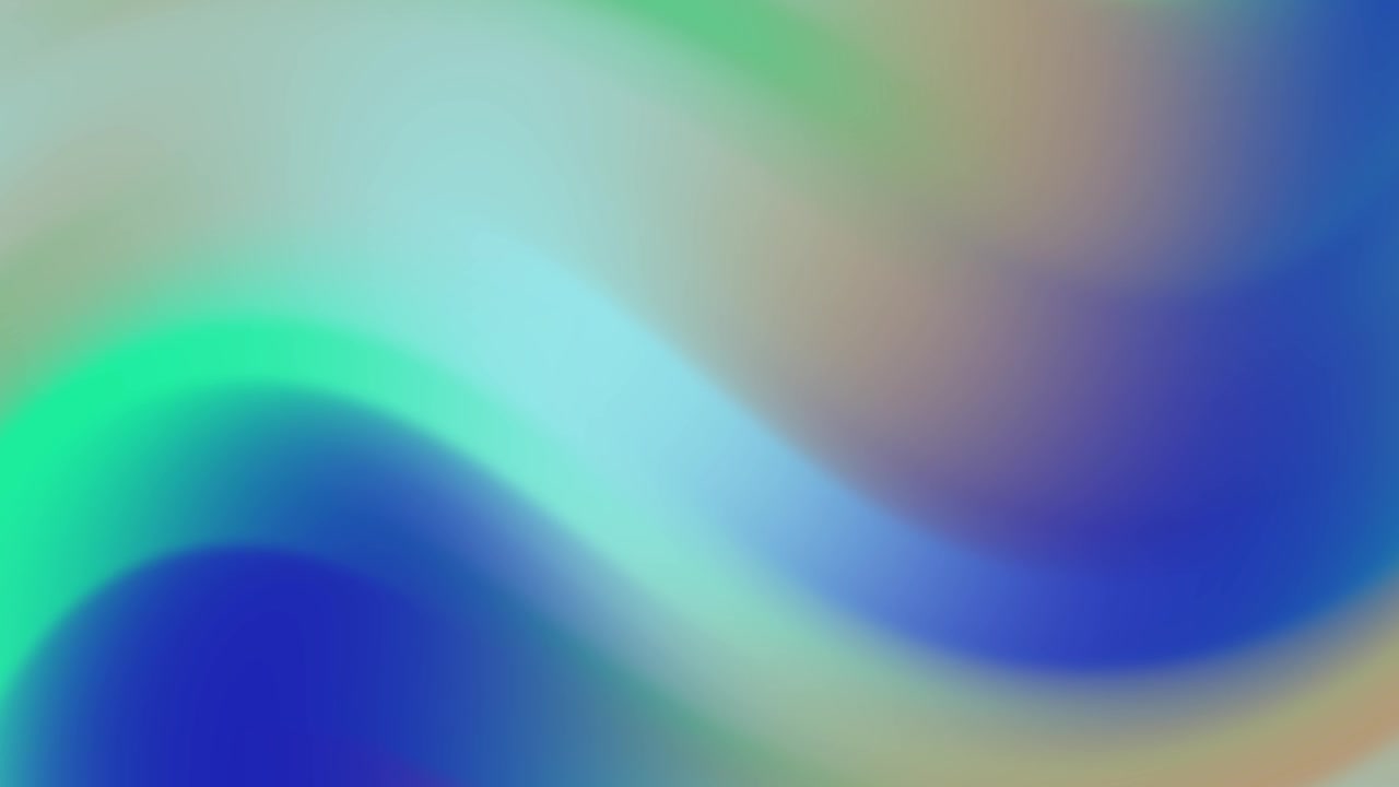 Smooth Abstract Gradient Background with Flowing Blue and Green Colors