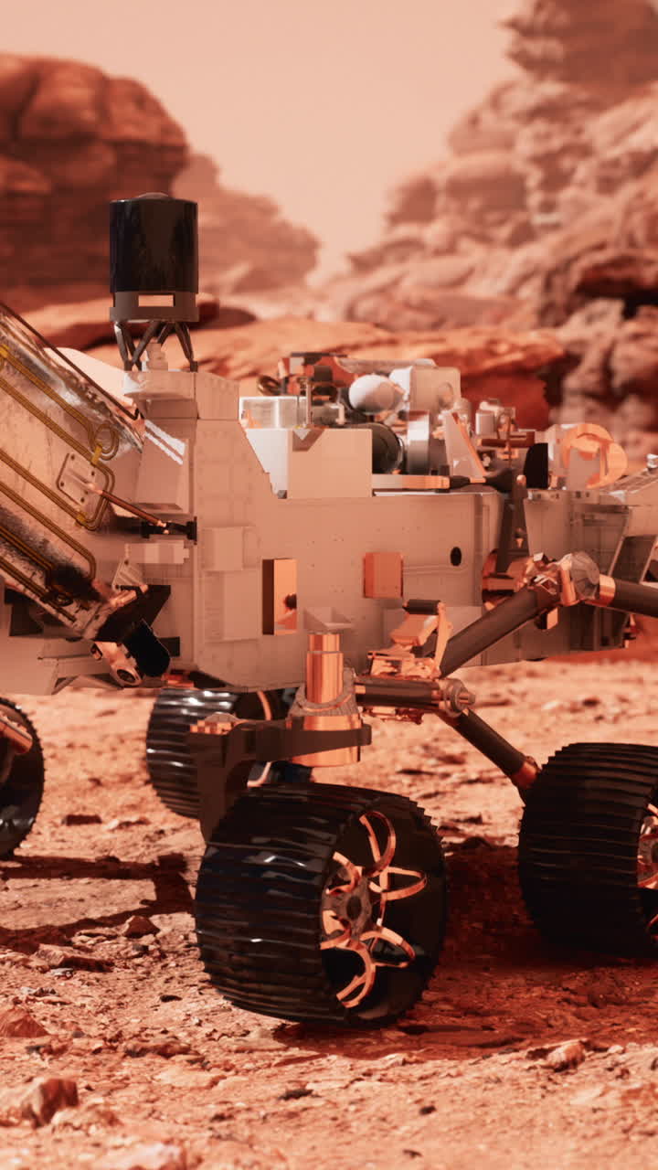 Mars Rover on the Red Planet