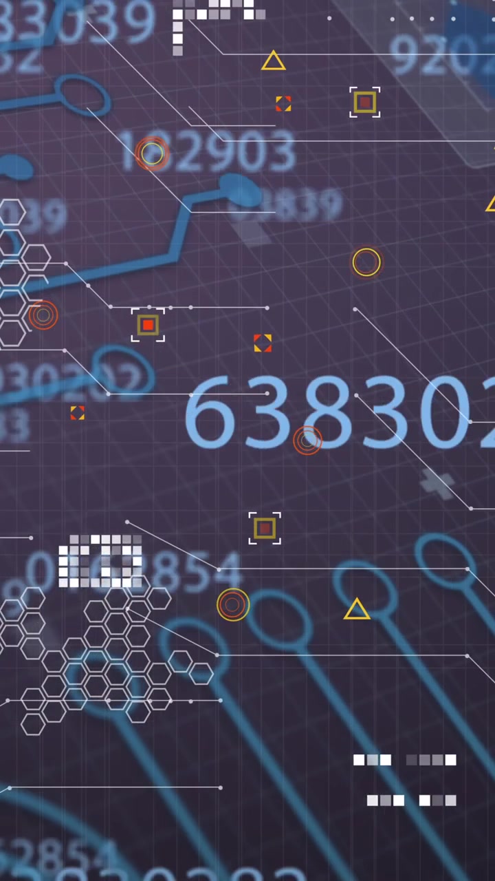 Animation of computer connected reindeer and