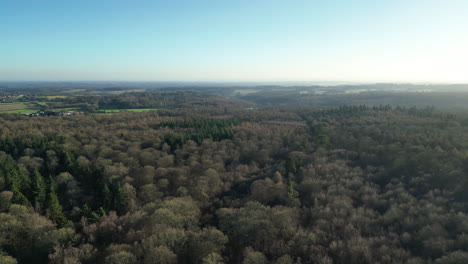 Aerial-view-of-Penn-Woods-in-the-British-countryside