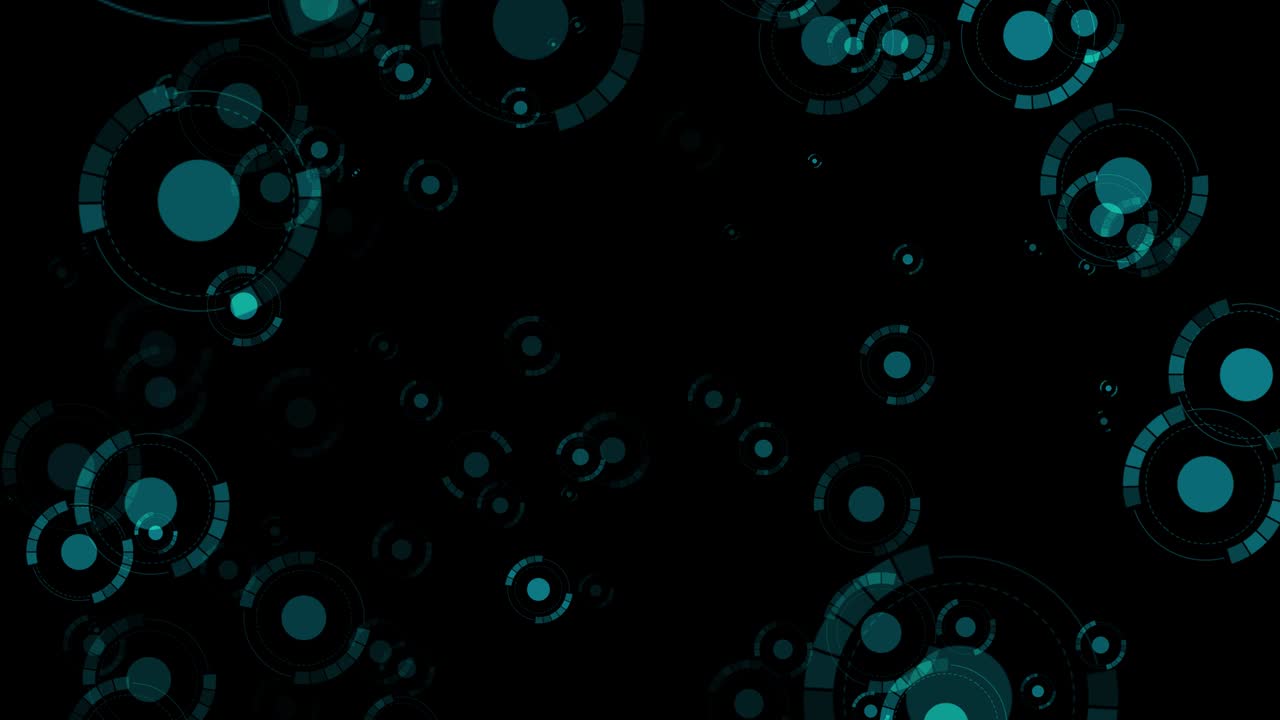 fondo reluciente de círculos estilizados