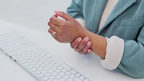 Computer-keyboard,-hands-and-business-person-with