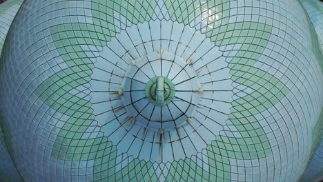 aerial view of a stunning mosque dome