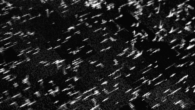 Abstract Digital Data Pattern