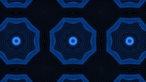Blue color Pattern gothic design animation motion graphics