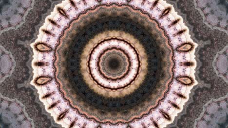 kaleidoscope dark brown abstract background