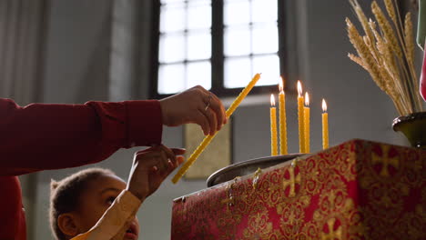 Candles-in-the-church