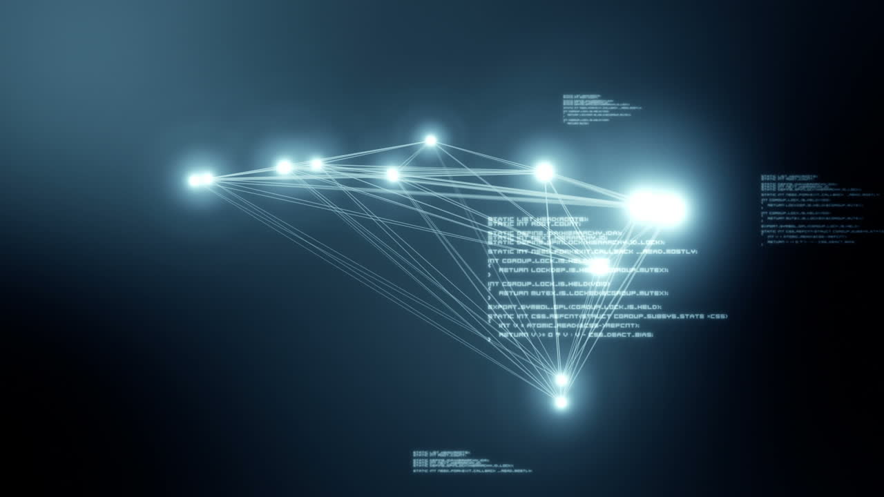 Video of blue light balls