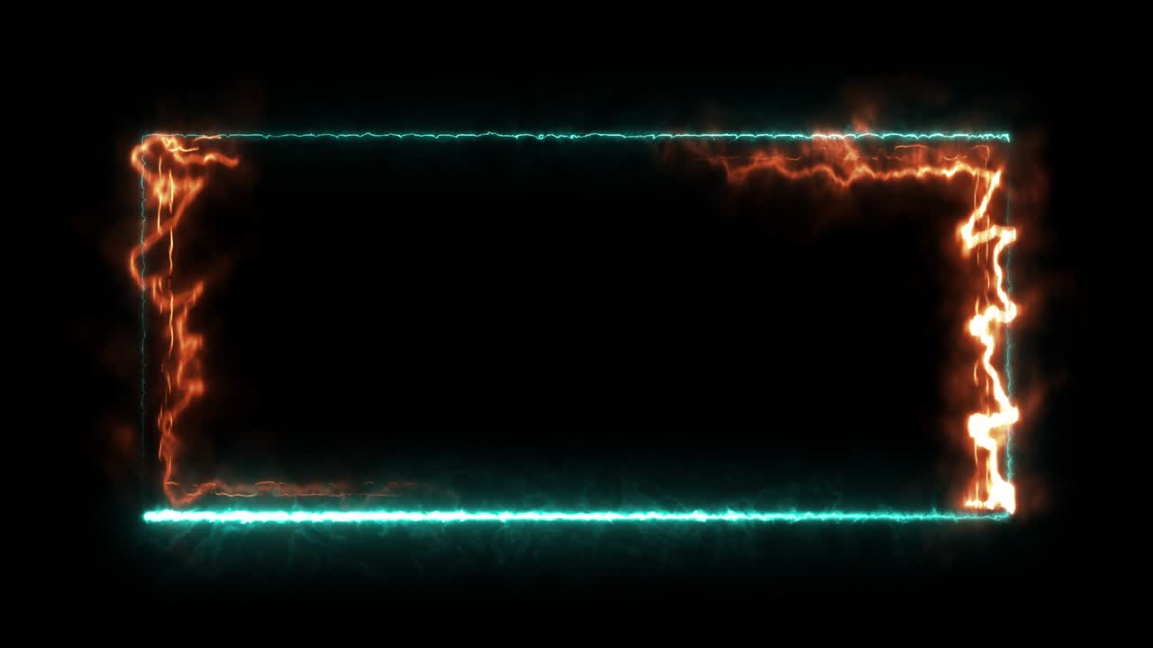 escena múltiple de círculo colorido movimiento de luz redonda abstracto en fondo negro