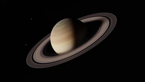 saturno en el espacio