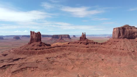 4k aerial of monument valley, utah, usa - august 2023