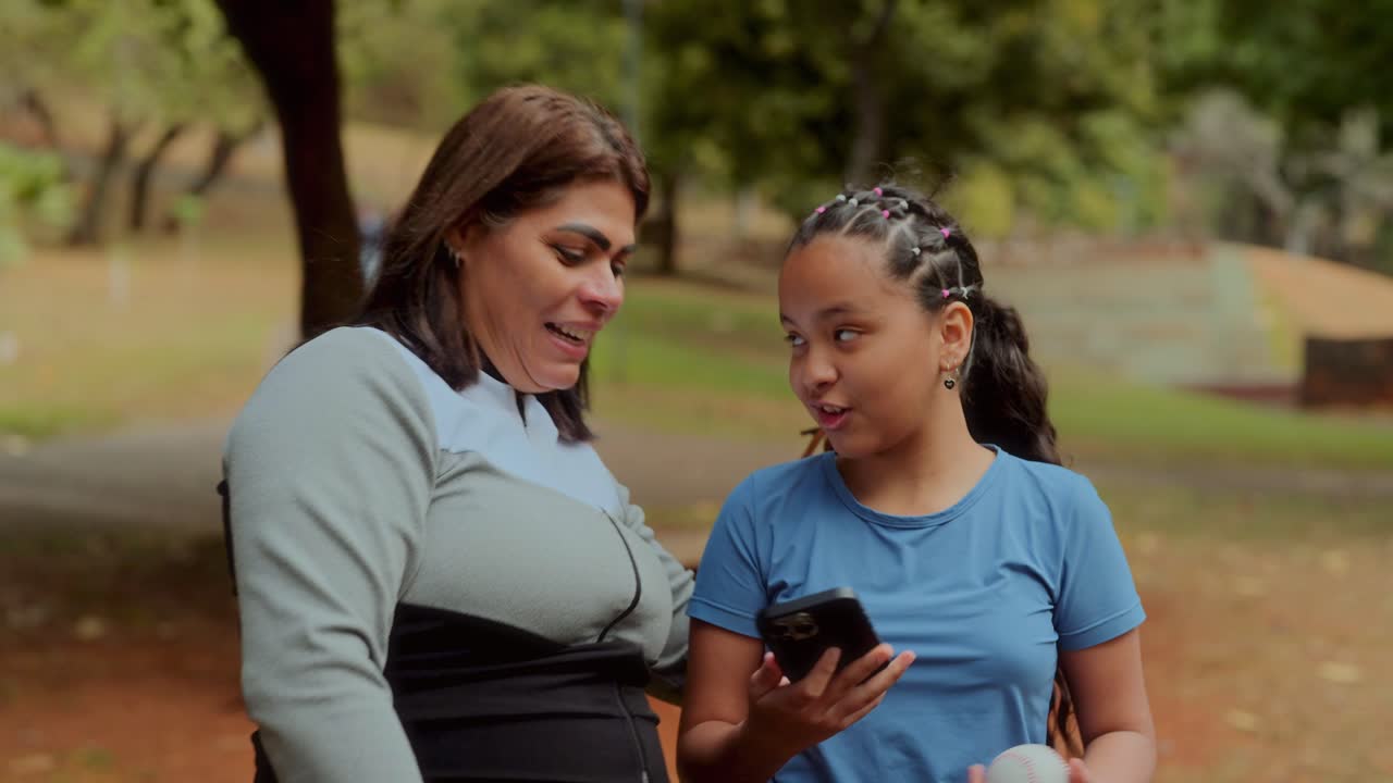 Mother and daughter enjoying a day outdoors