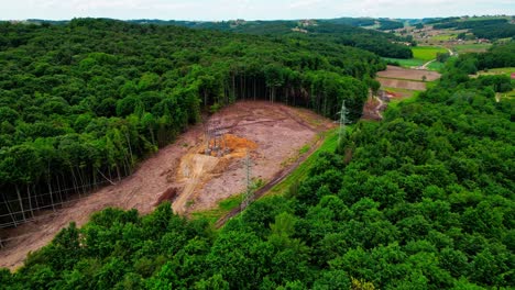 Imágenes-Aéreas-De-Drones-4k-De-La-Realidad-Ambiental:-Rápida-Deforestación-Por-Manos-Humanas