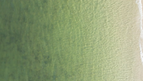 morning view of waves ripples on ocean surface in nantucket sound, massachusetts