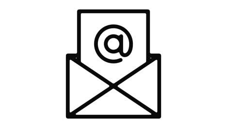 e-mail line motion graphic