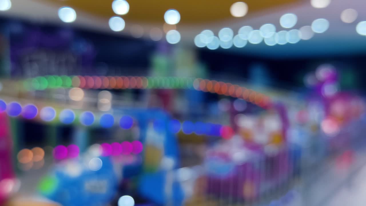 흐릿한 실내 놀이터