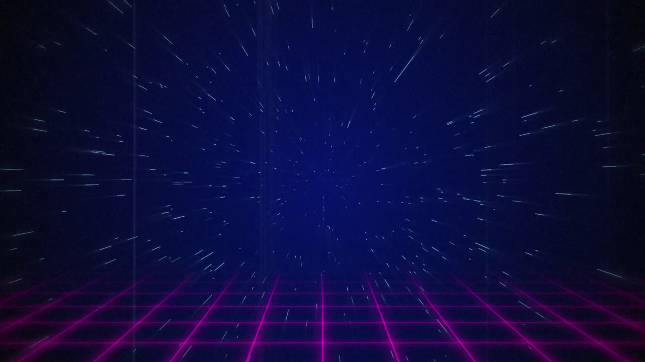 분홍색 사각형 바닥 4k 위의 배경에서 오는  ⁇ 색 입자