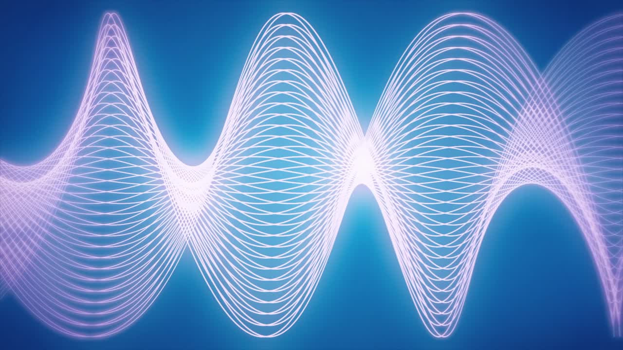 추상적인 반이는 파동 패턴