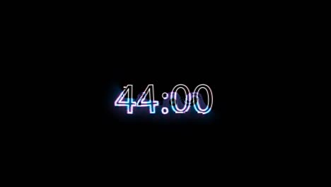 glitching countdown timer