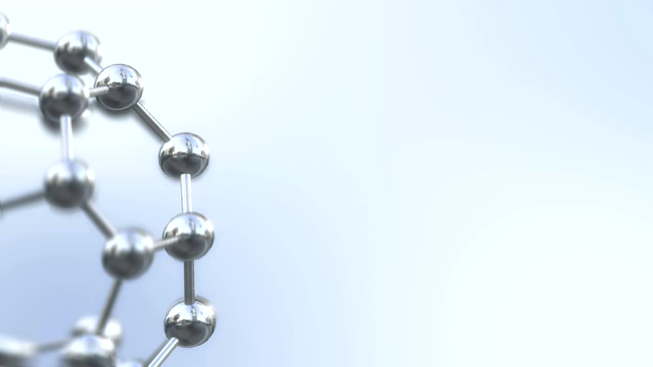 moléculas de movimiento lento, bucle sin costuras, 4k.