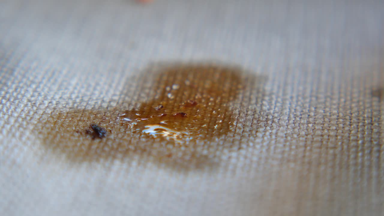Stain on fabric