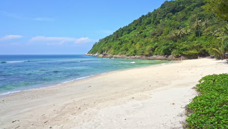 beautiful secluded beach on tropical island