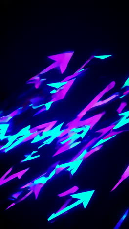formas geométricas de neón abstractas
