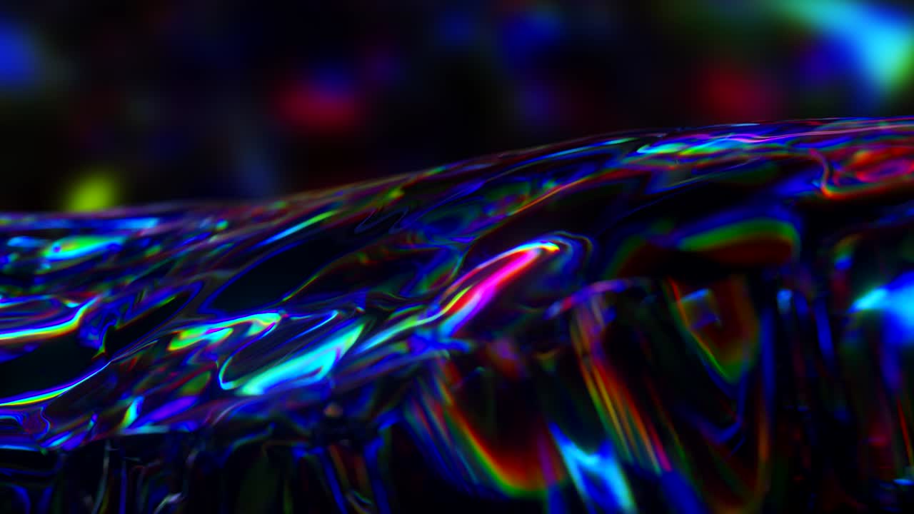 Water splash in slow motion on colorful background. Water splashing and waving seamless loop, Clean Water Fills The Screen. Liquid Surface Wave close up. Water splashes.