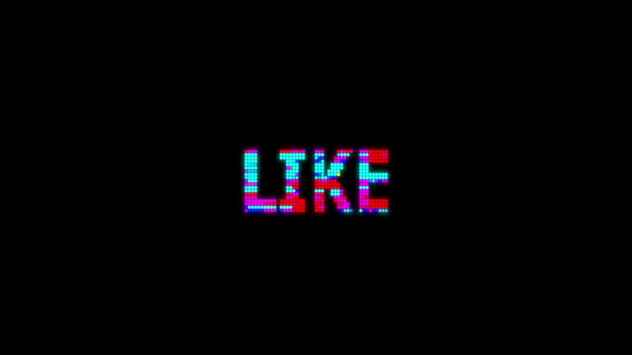 Subscribe and gather likes kinetic typography video. 4k animation. Subscribe text glitch animation.