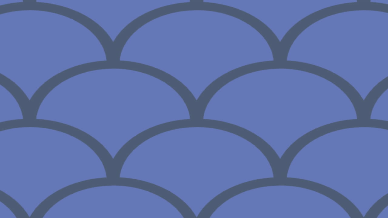 반복적으로  ⁇ 치는 파란색 곡선 선 위에  ⁇ 색 위로 향하는 화살표의 애니메이션, 파란색에 스크롤