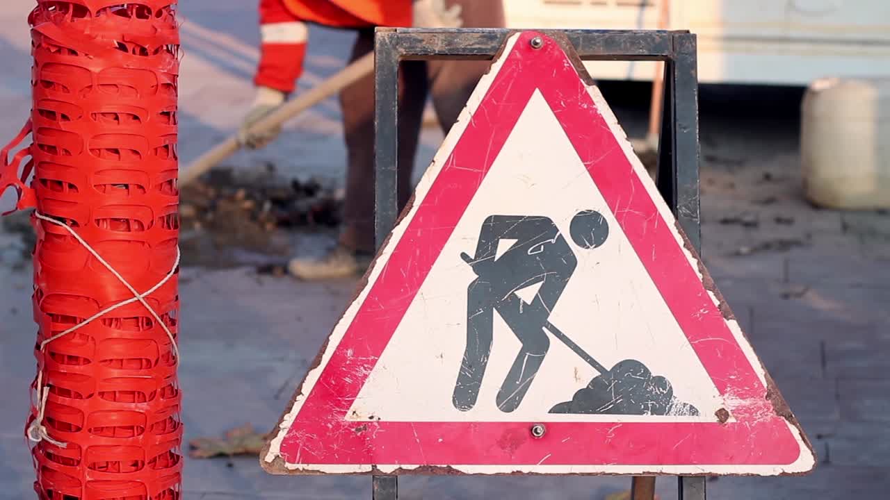 Team Of Workers In Street 1