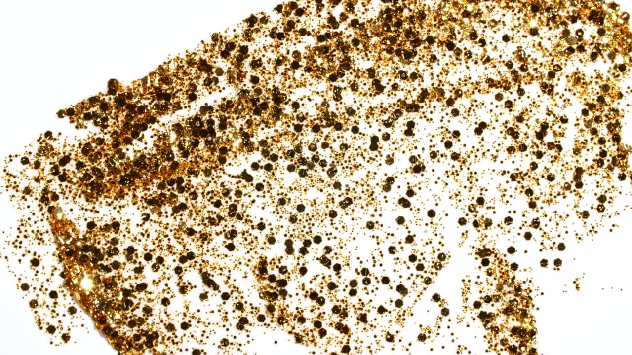 색 바탕에 고립되어 적용 된 금색 페인트 브러쉬 스트로크, 황금색 페인트 스미어 텍스처, 빛, 별, 반이는, 황금 반이는 텍스처 예술적 일러스트, 화장품의 스미어.