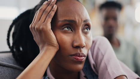 Ignore,-black-woman-and-couple-fight