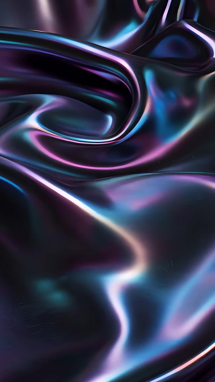 Abstract Metallic Waves Background 4K