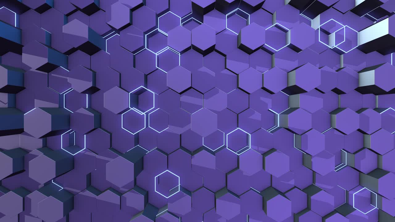 fondo geométrico hexagonal abstracto 4k