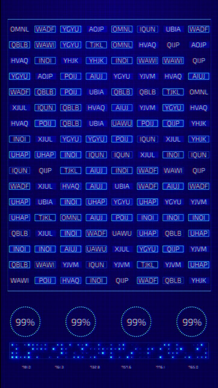 Futuristic ai data dashboard displays labels percentage gauges glowing indicators and digital