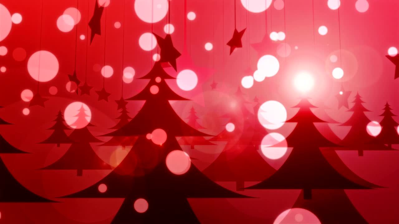빨간 크리스마스 - 4k 60fps 4k 화려한 겨울 비디오 배경 루프