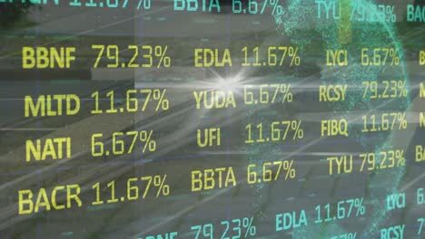 Animation-of-financial-data-over-road-traffic