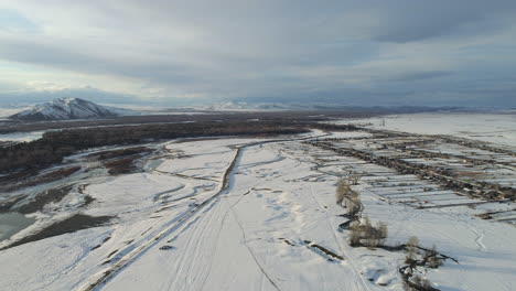 Aerial-View-of-Russian-Village