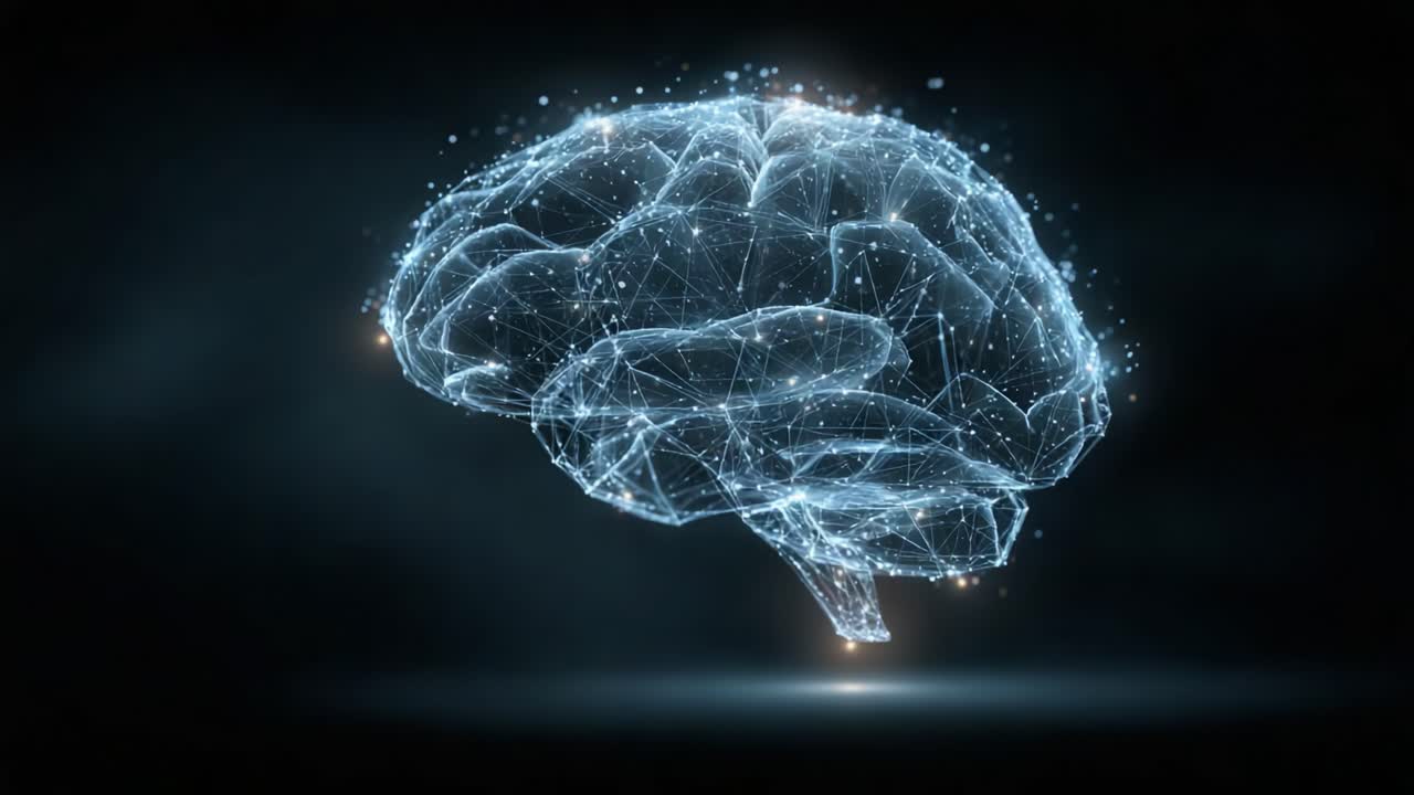 A Futuristic Representation of a Neural Network: Exploring the Intricacies and Connectivity of the Human Brain Through Digital Visualization