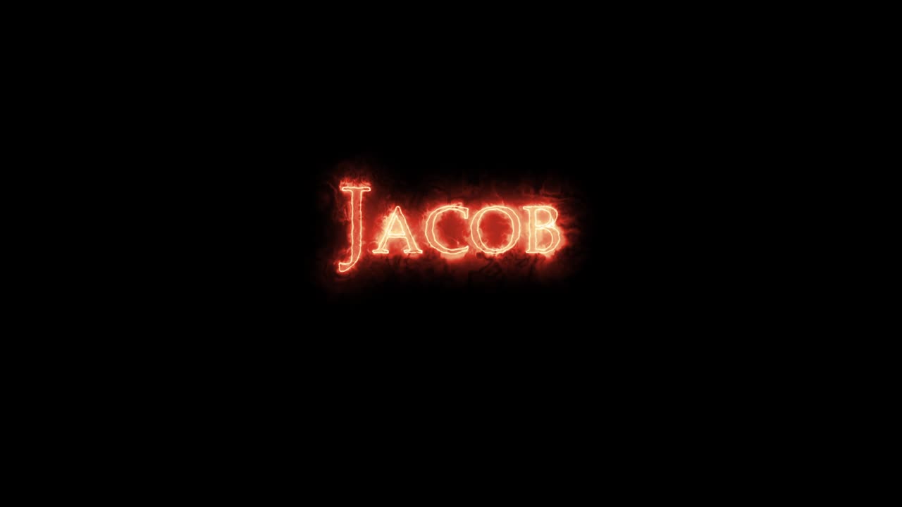 jacob escrito con fuego.